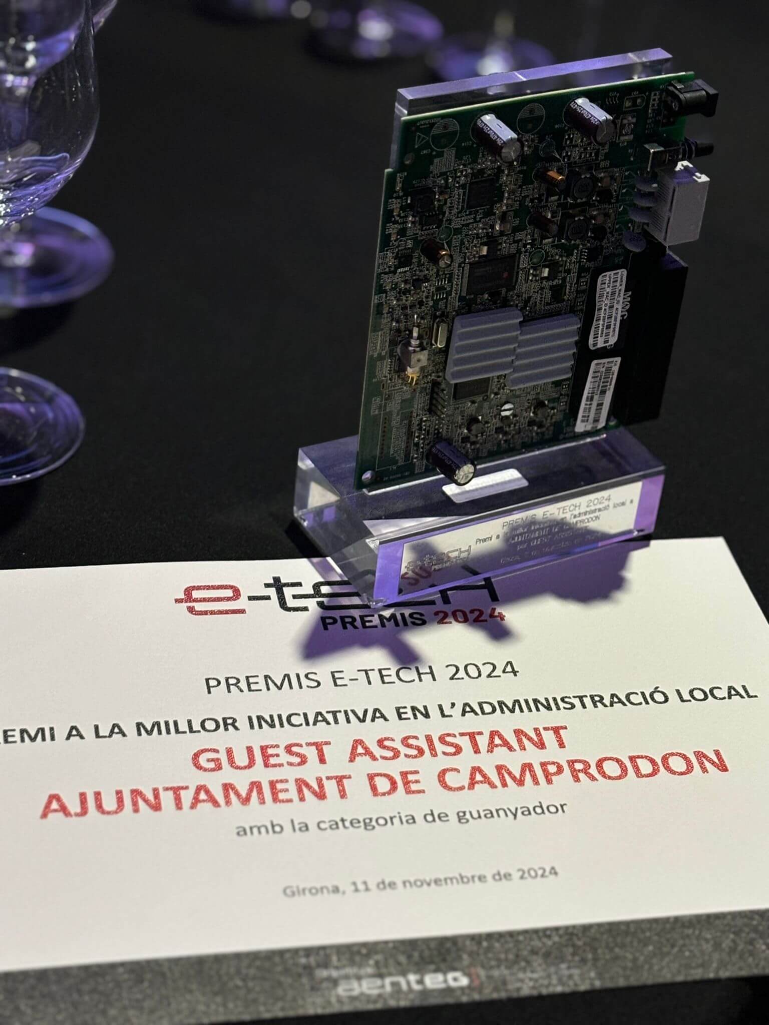 Premio E-TECH 2024 a la Mejor Iniciativa en la Administración Local